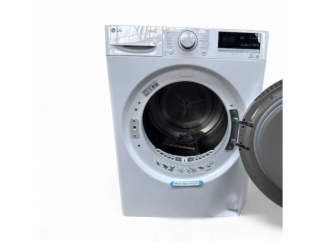 Lg warmtepompdroger rh80v5av0n 8 kg energielabel d - afbeelding 7 van  12