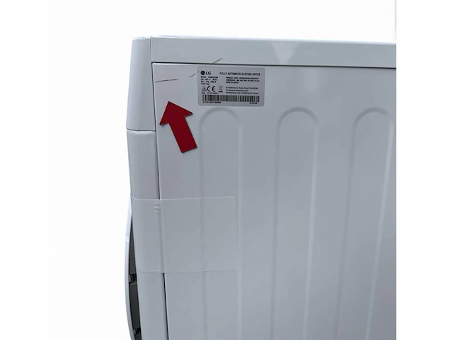 Lg warmtepompdroger rh80v5av0n 8 kg energielabel d - afbeelding 10 van  12