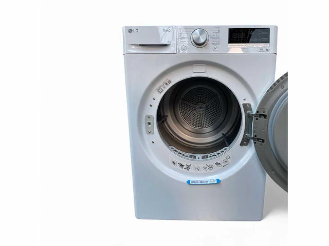 Lg warmtepompdroger rh80v5av0n 8 kg energielabel d - afbeelding 3 van  7