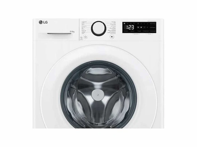 Lg was-droogcombinatie f4dr3096n3w 9 kg energielabel d - afbeelding 1 van  10