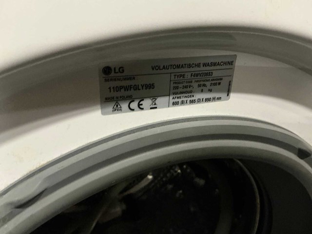 Lg wasmachine direct drive 8kg - afbeelding 2 van  4