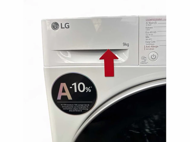 Lg wasmachine f4wr5009s1w 9 kg - afbeelding 3 van  6