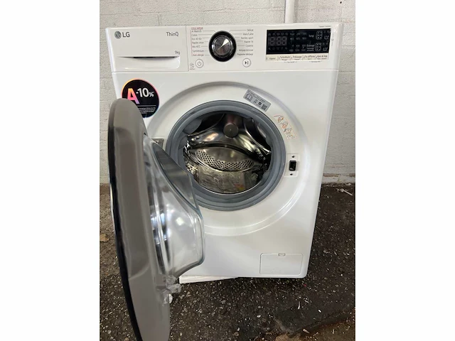 Lg wasmachine f94r35whsa 9 kg energielabel a - afbeelding 4 van  7