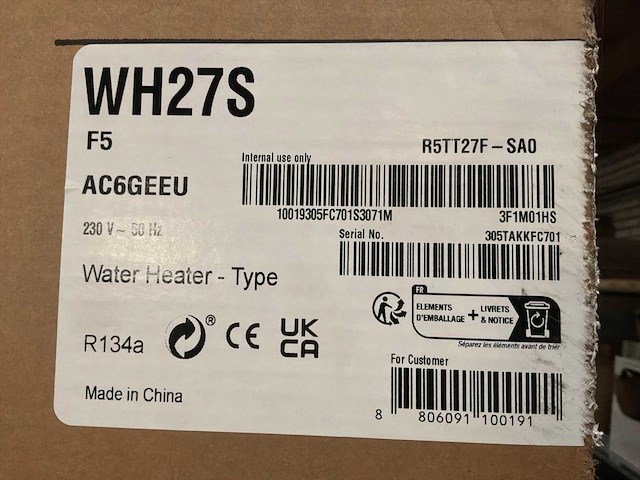 Lg wh72s f5 warmtepompboiler - afbeelding 4 van  4