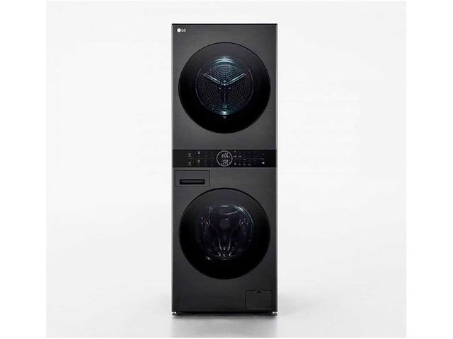 Lg wt1210bbf, vrijstaand, voorbelading, condensatie, zwart, touch, links - afbeelding 1 van  7