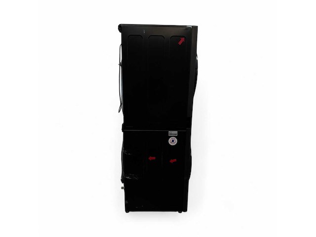 Lg wt1210bbf, vrijstaand, voorbelading, condensatie, zwart, touch, links - afbeelding 6 van  7