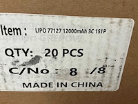 Li-po accu 3,85volt 12000mah - afbeelding 2 van  2