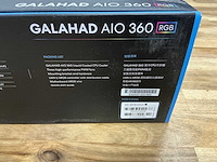 Lian li closed loop all-in-one cpu cooler galahad aio 360 - afbeelding 2 van  2