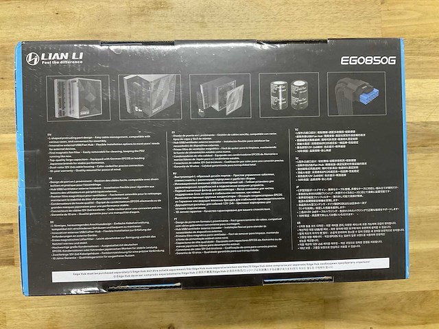 Lian li eg0850g edge gold psu - afbeelding 3 van  4