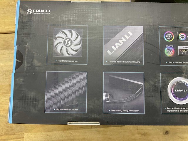 Lian li galahad aio 360 all in one cpu cooler - afbeelding 3 van  5