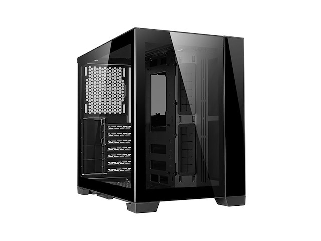 Lian li o11d mini x miditower pc behuizing zwart - afbeelding 2 van  4