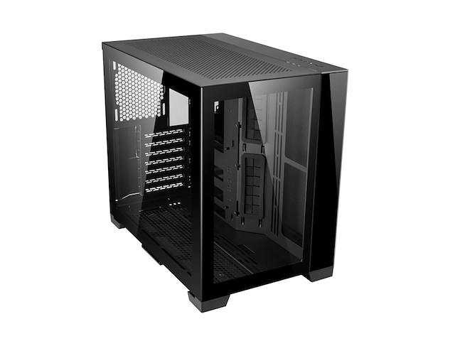 Lian li o11d mini x miditower pc behuizing zwart - afbeelding 3 van  4