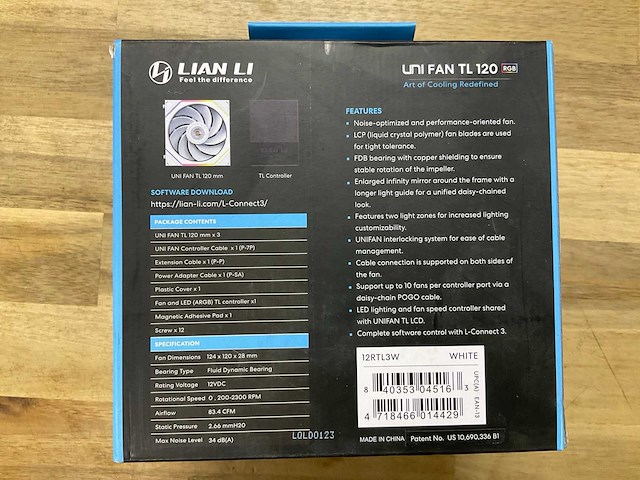 Lian li uni fan tl 120 - afbeelding 3 van  4