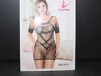 Liannv ren kant jurk mini 1x in kr 2 - afbeelding 2 van  5