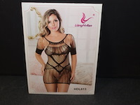 Liannv ren kant jurk mini 1x in kr 2 - afbeelding 3 van  5