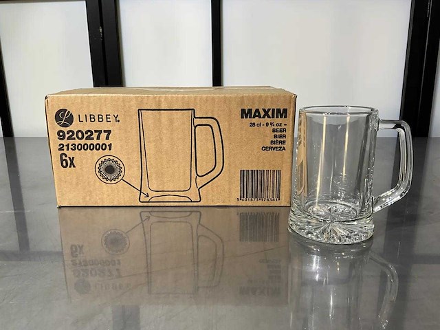 Libbey - maxim - doos bierpullen - afbeelding 1 van  2