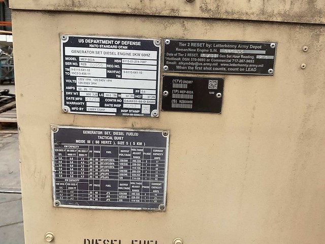 Libby corp mep-802a stroomgenerator - afbeelding 6 van  15