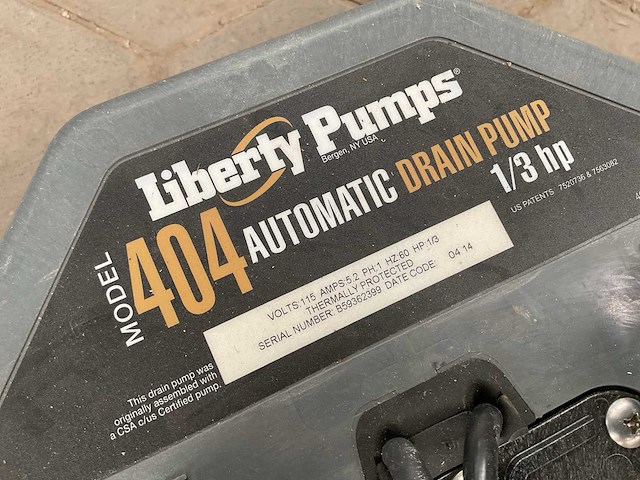 Liberty pumps 404 automatic drain pump - afbeelding 5 van  5