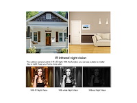 Libo 7 inch bedrade video deurbel twee monitoren, ir camera, nachtzicht - afbeelding 3 van  5