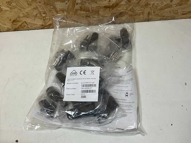 Libra enp-q-conn-r-10f connector female tbv q-kabels vve=10 (50x) - afbeelding 2 van  4