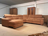 Libre electrisch leren hoekbank - afbeelding 1 van  13