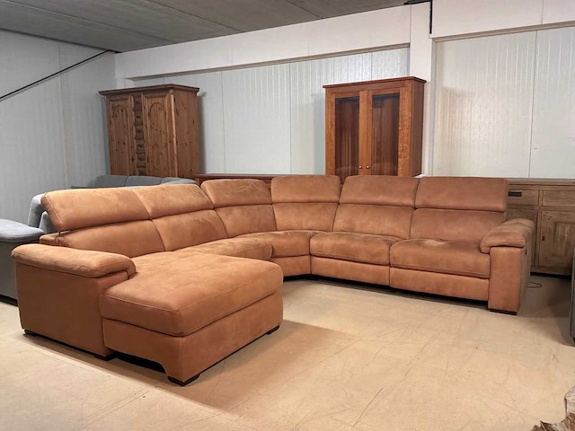 Libre electrisch leren hoekbank - afbeelding 2 van  13