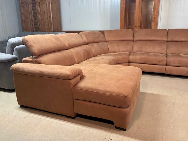 Libre electrisch leren hoekbank - afbeelding 3 van  13