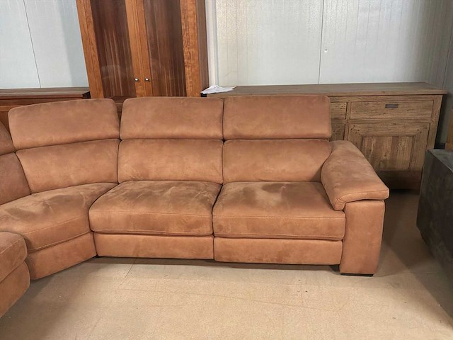 Libre electrisch leren hoekbank - afbeelding 6 van  13