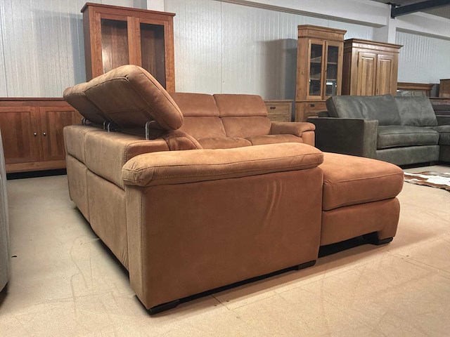 Libre electrisch leren hoekbank - afbeelding 7 van  13