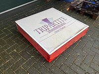 Lichtbak - kunststof / aluminium - reclamebord - afbeelding 2 van  3