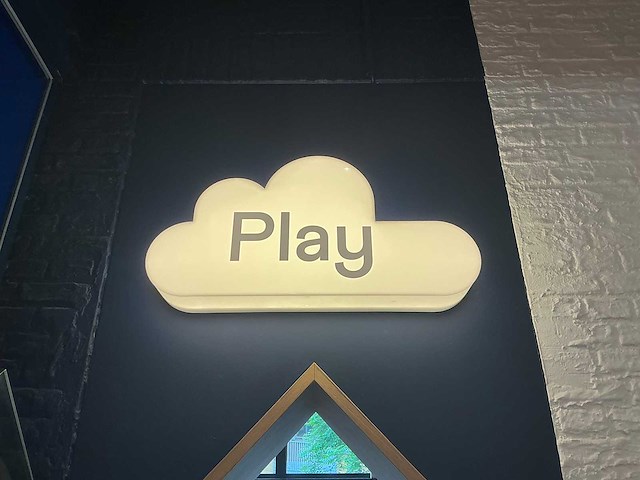 Lichtbord play - afbeelding 1 van  3