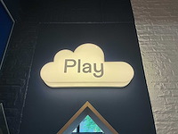 Lichtbord play - afbeelding 1 van  3