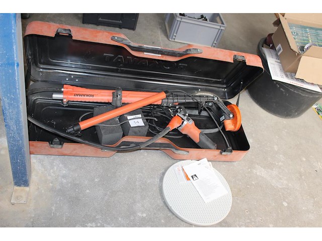 Lichtgewicht vlindermachine rokamat skate in koffer. - afbeelding 1 van  3