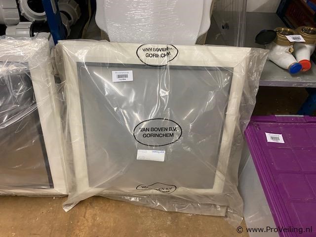 Lichtkoepel 50 x 50 dubbelwandig opaal fabricaat van boven - afbeelding 1 van  1