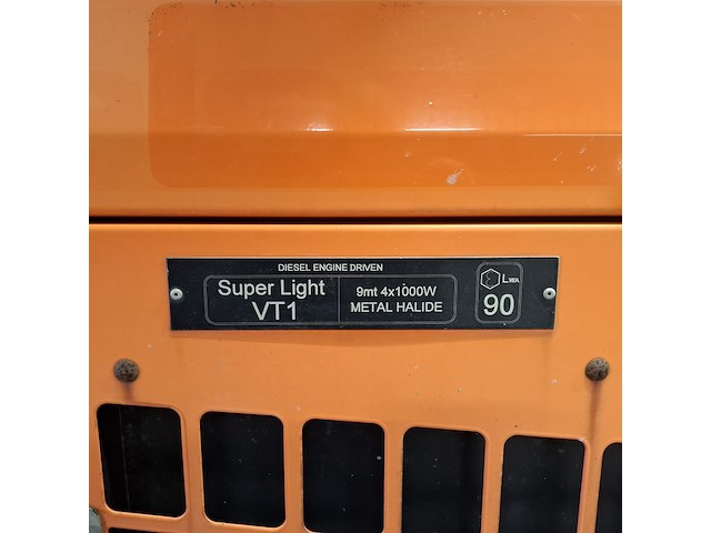 Lichtmast aggregaat, tower light, vt1, oranje, 2010 - afbeelding 10 van  38