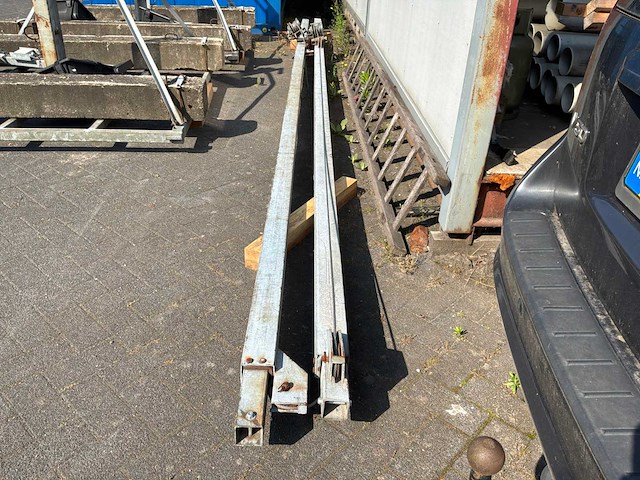 Lichtmast met bouwlamp (2x) - afbeelding 4 van  7