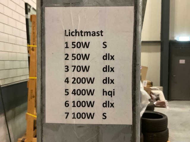 Lichtmast - afbeelding 9 van  9