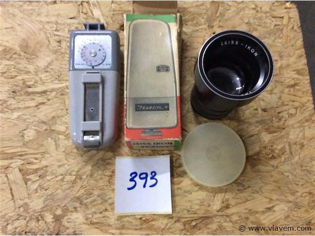 Lichtmeter + lens zeiss - afbeelding 1 van  3