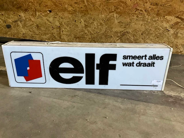 Lichtreclame bord “elf” 100x28cm - afbeelding 3 van  3
