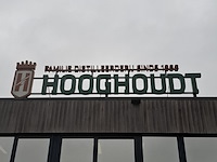 Lichtreclame 'hooghoudt'