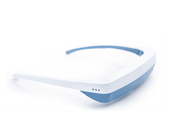 Lichttherapiebril luminette, 3, blauw/wit - afbeelding 1 van  2