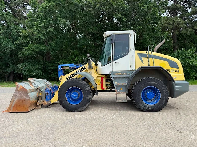 Liebherr - 2014 - l524 - incl. bak en vorken - shovel - afbeelding 1 van  22