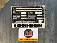 Liebherr - 2015 - a916 - banden graafmachine - afbeelding 9 van  17