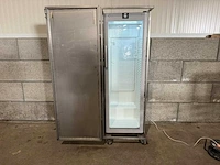 Liebherr - fkvsl 4112 - glasdeurkoelkast in mobiel rvs frame