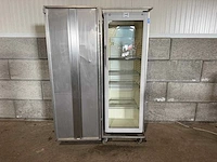 Liebherr - fkvsl 4112 - glasdeurkoelkast in mobiel rvs frame