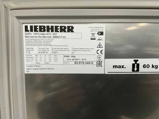 Liebherr - ggpv 1470 - vriezer - afbeelding 5 van  8