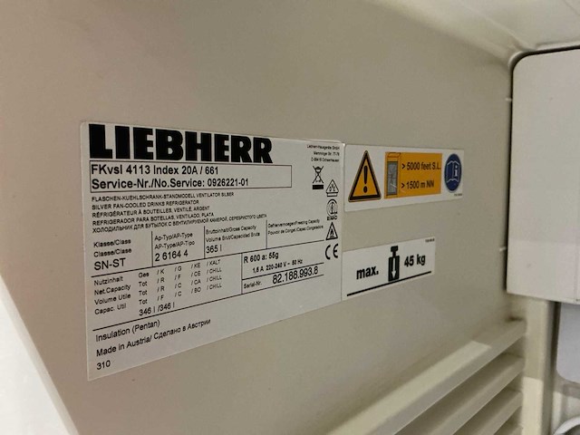 Liebherr - pepsi - koelkast - afbeelding 1 van  2