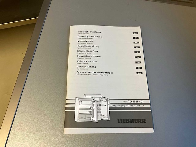 Liebherr - rvs koelkast met vriesvak - afbeelding 9 van  9