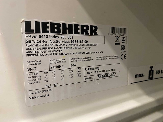 Liebherr - xl koelkast - profipremiumline - afbeelding 13 van  17