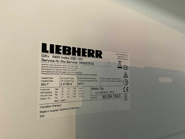 Liebherr gkv 6460 rvs koelkast - afbeelding 5 van  8